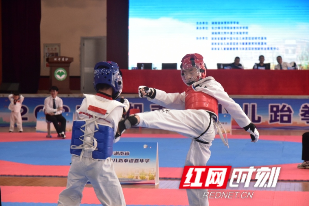 幼兒到少年組全覆蓋 湖南跆拳道嘉年華激活少兒運動熱情(圖1)